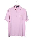 ポロ ラルフローレン POLO RALPH LAUREN POLO RALPH LAUREN ポロ ラルフローレン CLASSIC FIT クラシックフィット ポニー刺繡 半袖ポロシャツ カットソー L PINK ピンク 710660606084 /◆