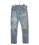 2021SS MINEDENIM × Clair de lune マインデニム クレール ド ルナ Grunge Slim Straight 5pocket  グランジ スリム ストレートデニムパンツ ジーンズ 9 INDIGO インディゴ MND-TSK002-86-322 /●