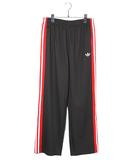 アディダスオリジナルス adidas originals 未使用品 adidas originals アディダスオリジナルス ルーズ メッシュ トラックパンツ ジャージ XL BLACK ブラック KE0117 /◆