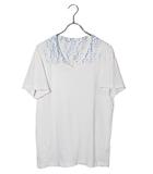 2014SS Maison Martin Margiela メゾンマルタンマルジェラ AIDS T-shirt Vネック プリント エイズ 半袖Tシャツ カットソー M WHITE ホワイト S30GC9988 /●
