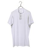 ダブルジェイケイ wjk 未使用品 wjkG ダブルジェイケイジー switching mock neck T モックネック 半袖Tシャツ カットソー ゴルフウェア M WHITE ホワイト gf705b /◆