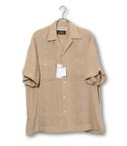 ワコマリア WACKO MARIA 2025SS 未使用品 WACKO MARIA 56 TATTOO STUDIO ワコマリア 56タトゥー スタジオ CUBA SHIRT S/S キューバシャツ XL BEIGE ベージュ 56TS-WM-OC02 /●