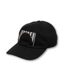 リックオウエンス Rick Owens 未使用品 Rick Owens DRKSHDW リックオウエンス ダークシャドウ Baseball Cap ベースボールキャップ 帽子 'Black/Pearl' DA02D2078 DOEM10 イタリア製 /●