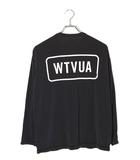 ダブルタップス WTAPS 2025SS WTAPS ダブルタップス DCPN / LS / NLPL. CORDURA ロゴプリント コーデュラ クルーネック長袖 ロンTシャツ カットソー 01 S BLACK ブラック 251ATDT-CSM24 /●