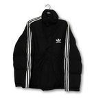 2023SS BALENCIAGA adidas バレンシアガ アディダス 3LINE Oversized down Jacket 3ライン オーバーサイズ ダウンジャケット 34 BLACK ブラック SN05 714898 TN019 1000 イタリア製 /●