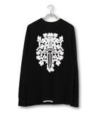 クロムハーツ CHROME HEARTS CHROME HEARTS クロムハーツ Vine Dagger Print Thermal Long Sleeve Tee ヴァイン ダガープリントサーマル ロンT カットソー XL BLACK ブラック USA製 /●
