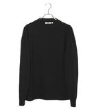 ユニクロ UNIQLO UNIQLO U ユニクロユー 長袖 ミドルゲージモックネックセーター ニット XL BLACK ブラック 351-432930 /◆