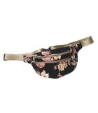 ヴォー VOO VOO ヴォー gobelins waist pouch ゴブラン 花柄 ウエストバッグ ポーチ 斜め掛け ショルダーバッグ BLACK ブラック /◆☆