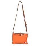 菱屋カレンブロッソ calen blosso Calen Blosso 2000 菱屋カレンブロッソ キャンバス レザーコンビ ショルダーバッグ ORANGE オレンジ /◆☆