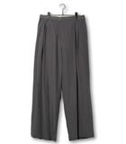 HARE ハレ ドライカルゼアシメワイドパンツ スラックス M カーキ HA010382 /◆
