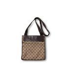 グッチ GUCCI GUCCI グッチ GGキャンバス ショルダーバッグ BROWN ブラウン 27639 /●