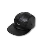 ダブルタップス WTAPS 2022AW WTAPS ダブルタップス T-5 04/CAP/SYNTHETIC.SIGN シンセティック サイン キャップ  帽子 00 BLACK ブラック 222HCDT-HT13 /●