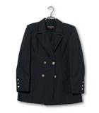 シャネル CHANEL 2020SS CHANEL シャネル ヴィルジニー・ヴィアール期 P62テーラードジャケット コットン サファリジャケット 38 NAVY ネイビー フランス製 P62615V48291 /●