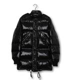 ディオールオム Dior HOMME 2008AW Dior HOMME ディオールオム クリス・ヴァン・アッシュ期 アビエイター ロングダウンジャケット 44 BLACK ブラック イタリア製 /●