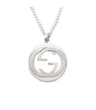 グッチ GUCCI GGグルーヴ ネックレス アクセサリー 喜平チェーン ロゴ ペンダント シルバー Ag925 ユニセックス メンズ レディース/●R08