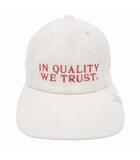ビズビム VISVIM EXCELSIOR II CAP I.Q.W.T. ベースボールキャップ 帽子 刺繍 ロゴパッチ ウール × リネン 0121203003011 サイズF アイボリー オフホワイト メンズ/△K112