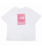 シュプリーム SUPREME TNF S/S TOP ロゴプリント Tシャツ カットソー トップス 半袖 クルーネック コットン NT024121 サイズXXL 白 ホワイト メンズ/△Y03