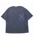 タトラス TATRAS VENTO ヴェント オーバーサイズ Tシャツ カットソー トップス 半袖 クルーネック コットン MTLA25S8008 サイズ3 紺 ネイビー メンズ/△K10