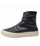メゾンマルジェラ 22 Maison Margiela 22 Glove Sock Sneaker グローブレザー ソックスニーカー ショートブーツ アンクルブーツ シューズ 靴 42/26.5cm 黒 ブラック/△T04/メンズ