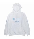 バレンシアガ BALENCIAGA WFP ロゴプリント フーディー パーカー スウェット プルオーバー 裏起毛 コットン オーバーサイズ 600583TMVL1 サイズXS 白 ホワイト ユニセックス メンズ レディース/◇11/☆R416