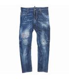 ディースクエアード DSQUARED2 Tidy Biker jean タイディーバイカー ジーンズ クラッシュ ダメージ加工 デニムパンツ Gパン ジーパン ボトムス S74LB0170 サイズ44 インディゴ ブルー メンズ/☆R513