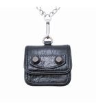 バレンシアガ BALENCIAGA LE CAGOLE FLAP AIR PODS ル カゴール エアポッズケース 小物 ポーチ チェーン アクセサリー 718545 黒 ブラック ユニセックス メンズ レディース/☆E101