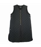 ザ リラクス THE RERACS キルティング ロングベスト ライナーベスト 中綿入り アウター ジレ コート F 黒 ブラック 20FW-REBL-231L-J/△A70/レディース