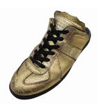 メゾンマルジェラ 22 Maison Margiela 22 REPLICA  BACKLESS SNEAKERS レプリカ バックレス スニーカー サンダル ミュール サボ シューズ 靴 38/25.0 ゴールド/△L18/レディース