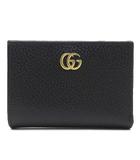 グッチ GUCCI 日本限定 GGマーモント 二つ折り 財布 レザー コンパクト ウォレット 772738 ブラック 黒