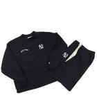 フリークスストア FREAKS STORE MLB ナイロン セットアップ ニューヨークヤンキース NY プルオーバー ワイドパンツ L ネイビー 2025SS