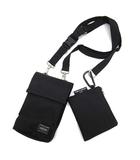 コムデギャルソンオム COMME des GARCONS HOMME ポーター PORTER コラボ ショルダーバッグ ポーチ コーデュラナイロン HN-K201-051 2024AW ブラック 黒