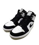 ナイキ NIKE エアジョーダン1 ミッド AIR JORDAN 1 MID SE スニーカー DH6933-100 ブラック ホワイト 26cm