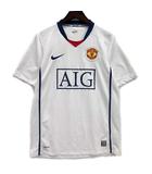 ナイキ NIKE 2008-09 マンチェスターユナイテッド アウェイ シャツ 半袖 Manchester United Away Shirt ホワイト 白 S 287611-105