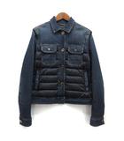 ムーレー MOORER ストレッチ デニム ダウン ジャケット PETUNIA-706 インディゴ 40