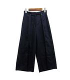 ミラショーン mila schon ワイド ダーツパンツ テンセル トリアセ ネイビー 紺 38 500-51504