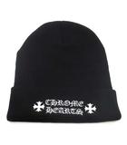 クロムハーツ CHROME HEARTS CHプラス ビーニー ワッチキャップ ニットキャップ ニット帽 ブラック 黒 ONE SIZE 23cm