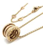 ブルガリ BVLGARI K18PG ビーゼロワン B-zero1 ペンダント ネックレス 750 ピンクゴールド 14.1g ☆AA★