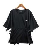 ロデオクラウンズ Rodeo Crowns SHELTECH ブラウジング Tシャツ カットソー 5分袖 ブラック 黒 F 420FSF80-070B