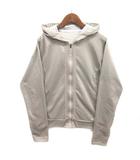  シーダブルエックス cwx ワコール パーカー ジップアップ レース 裏起毛 長袖 ベージュ L