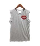 3.1 フィリップリム 3.1 phillip lim ビジュー リップ ノースリーブ Tシャツ カットソー グレー XS