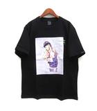 アップルバム APPLEBUM Kiss The Ball Tシャツ 半袖 プリント ブラック 黒 M 2211103