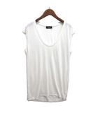 フレンチスリーブ Tシャツ カットソー PLUME. JERSEY MADYA ホワイト 白 S