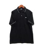 ラコステ LACOSTE クラブライン 鹿の子 半袖 ポロシャツ 銀ワニ ブラック 黒 3 PH012P