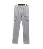 マッキントッシュフィロソフィー MACKINTOSH PHILOSOPHY サッカー ストライプ ストレッチ カーゴ パンツ ネイビー 紺 38 H1R71-342