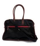 タケオキクチ TAKEO KIKUCHI 2WAY ボストンバッグ ビジネスバッグ ナイロン レザー ネイビー ブラウン