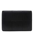 ボッテガヴェネタ BOTTEGA VENETA カセット クレジットカードケース 名刺入れ レザー 651401 ブラック 黒 RFID ☆AA★