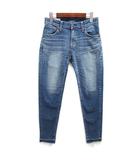 ビッグジョン Big John キャロットレグ ジーンズ ストレッチ テーパード デニム パンツ ペイント ブルー 26 MMM134J