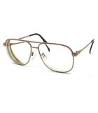  マルマン Maruman チタノス TITANOS 眼鏡 メガネ フレーム T-711 Ti-P 純チタン 度入り ゴールド ヴィンテージ