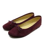 リーガル REGAL スエード バレエシューズ パンプス フラット ボルドー 23cm