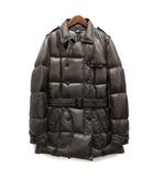 バーバリー ロンドン BURBERRY LONDON ダウン トレンチ コート ナイロン ブラウン系 42